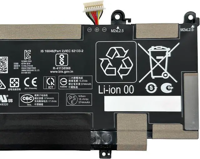 Alt view image 3 of 5 - EPYOBW RR04XL Laptop Battery 60.76Wh Compatible with HP Spectre X360 Convertible 13-AW 13-AW0000 13T-AW/Spectre X360 13-AW 13-AC 13-AE 13-AP 13-W Series HSTNN-DB9K HSTNN-OB1M L60213-2C1 L60373-005