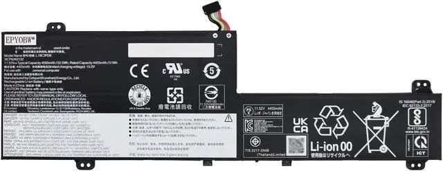 Main image of EPYOBW L19C3PD6 L19M3PD6 Laptop Battery 52.5Wh Compatible with Lenovo ideapad Flex 5-14IIL05 5-14ITL05 5-14ARE05 5-14ALC05 5-15IIL05 5-15ITL05 5-15ALC05 Series L19D3PD6 L19L3PD6 SB10X49078 5B10X49073