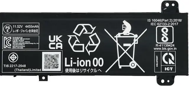 Alt view image 4 of 5 - EPYOBW L19C3PD6 L19M3PD6 Laptop Battery 52.5Wh Compatible with Lenovo ideapad Flex 5-14IIL05 5-14ITL05 5-14ARE05 5-14ALC05 5-15IIL05 5-15ITL05 5-15ALC05 Series L19D3PD6 L19L3PD6 SB10X49078 5B10X49073