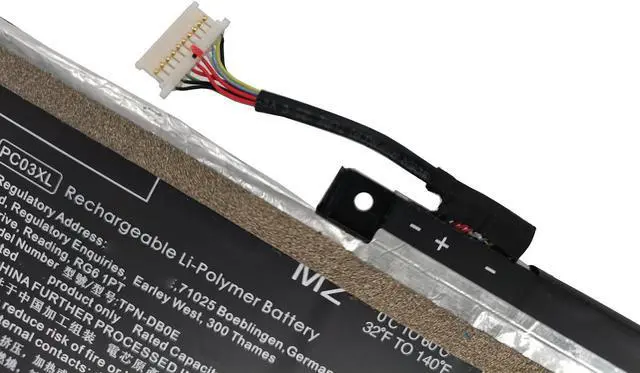 Alt view image 4 of 5 - EPYOBW PC03XL Battery 43.3Wh Compatible with HP Pavilion x360 14-CD 14-DW 14M-DY 14-BA 15-ER/Pavilion x360 Convertible 14-DY/Pavilion Aero 13-be Series HSTNN-OB1W M24421-271 M24421-AC1 M24648-005