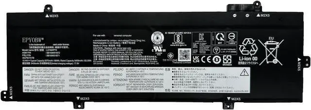 Main image of EPYOBW L21M4P74 Battery 86Wh Compatible with Lenovo ThinkPad T16 Gen 1 / ThinkPad T16 Gen 2 / ThinkPad P16s Gen 1 / ThinkPad P16s Gen 2 Series L21C4P72 L21D4P73 L21M4P73 L21L4P72 L21D4P72