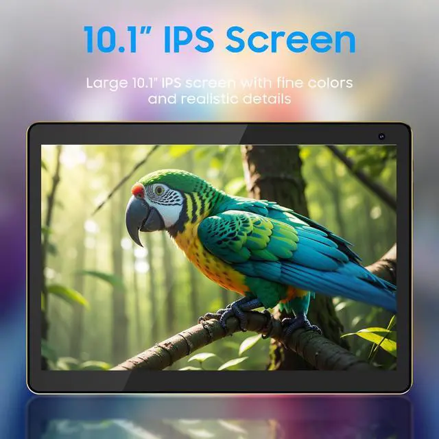 Alt view image 2 of 5 - COOPERS Tablet 10 inch, Android 12 Tablet, 32GB ROM 512GB Expand Computer Tablets, Quad Core Processor 6000mAh Battery, 1280x800 IPS Touch Screen, 2+8MP Dual HD Camera, Bluetooth WiFi Tablet PC