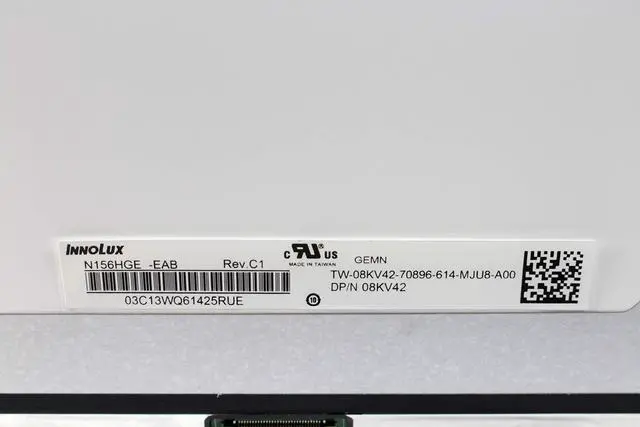 Alt view image 3 of 3 - Chi Mei N156hge-eab Rev.c1 Replacement LAPTOP LCD Screen 15.6" Full-HD LED DIODE (Substitute Replacement LCD Screen Only. Not a Laptop )