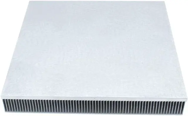 Alt view image 4 of 4 - Large Aluminum Heatsink 200 x 200 x 25mm / 7.87 x 7.87 x 0.98inch Skiving Fin Heat Sink Radiator Cooling Cooler for Electronic Chip LED LCD Heat Dissipation
