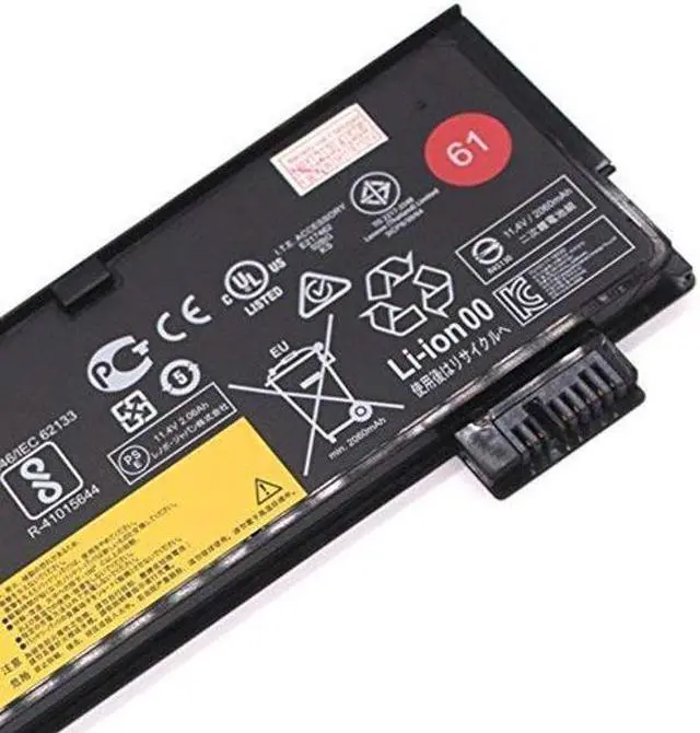 Alt view image 2 of 4 - New 01AV423 01AV424 01AV422 SB10K97579 SB10K97581 11.4V 24Wh 2080mAh Laptop Battery Compatible with Lenovo ThinkPad T470 61 Series Notebook