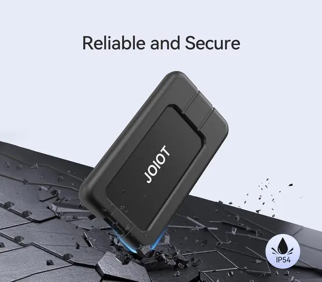 Alt view image 4 of 5 - JOIOT 512G Portable SSD Up to 2000MB/s USB-C USB 3.2 Gen 2x2 External SSD with Protective Case Shockproof Type-C External Solid State Drive