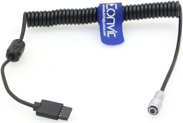 Main image of Eonvic BMPCC 4K Power Coiled Cable for Blackmagic Pocket Cinema Camera 4K to DJI Ronin S Stabilizer