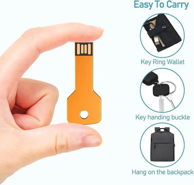 Alt view image 3 of 5 - JUANWE 4GB USB Flash Drive 20 Pack Thumb Drive Waterproof USB Key Jump Drive Cute Flash Drive 2.0 Portable Metal Memory Sticks for Computers Zip Drive Pendrive