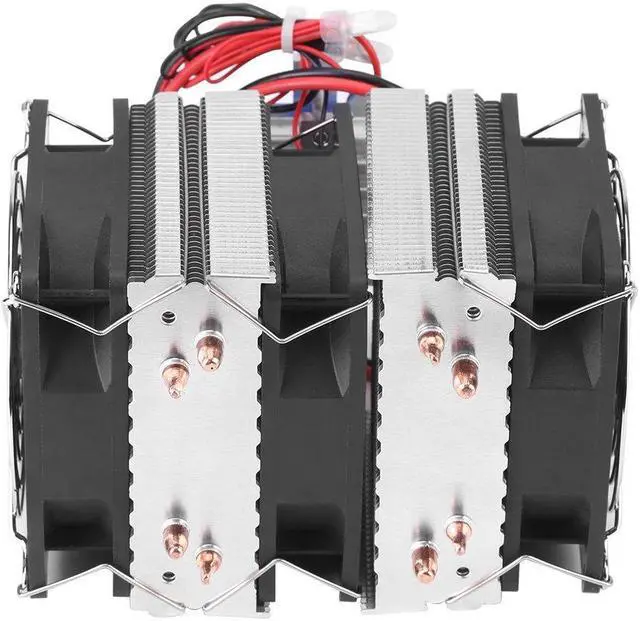 Alt view image 5 of 5 - DC 12V Thermoelectric Cooler Peltier System Semiconductor Refrigeration DIY Water Cooling System Cooler Device with Fan for Fish Tank(120W for 30L Tank)