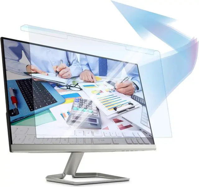 Main image of Premium Anti Blue Light Screen filter for 26 and 27 Inches Computer Monitor (Do NOT fit 27" iMac), Screen Filter Size is 14" Height x24.1" Width, Blocks Harmful Blue Light, Reduce Digital Eye Strain