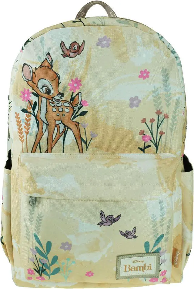 Main image of KBNL Classic Disney Bambi Backpack with Laptop Compartment for School, Travel, & Work, Multicolor, A22203-BAMBI