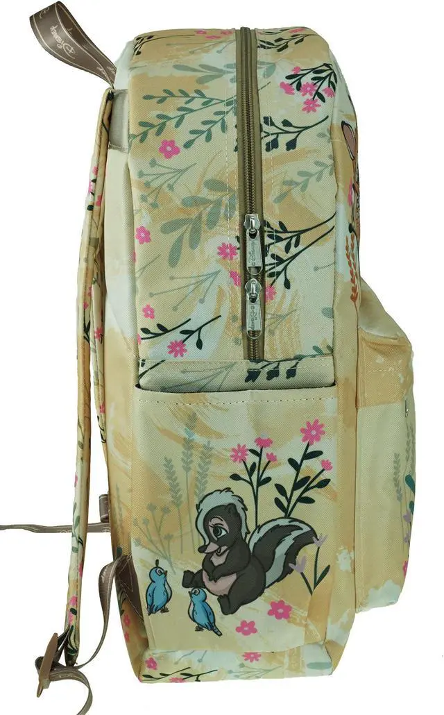 Alt view image 3 of 5 - KBNL Classic Disney Bambi Backpack with Laptop Compartment for School, Travel, & Work, Multicolor, A22203-BAMBI