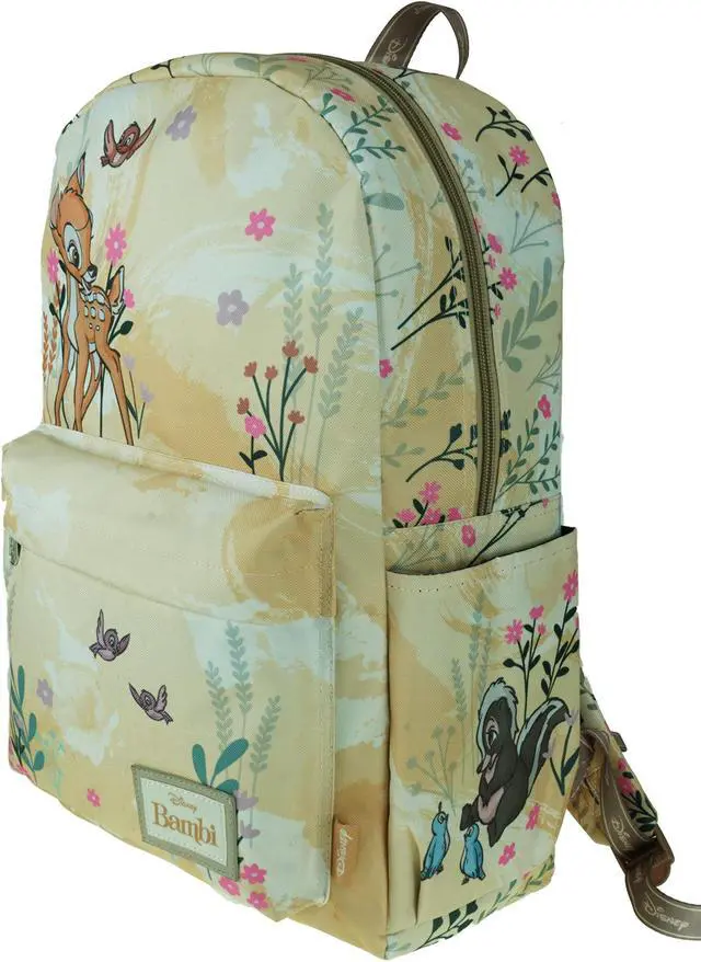 Alt view image 5 of 5 - KBNL Classic Disney Bambi Backpack with Laptop Compartment for School, Travel, & Work, Multicolor, A22203-BAMBI