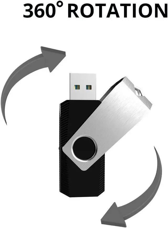 Alt view image 4 of 5 - KEXIN USB 3.0 Flash Drive 64 GB 10 Pack Flash Drive 3.0 Thumb Drive Jump Drive Memory Stick Data Storage Pen Drive Black