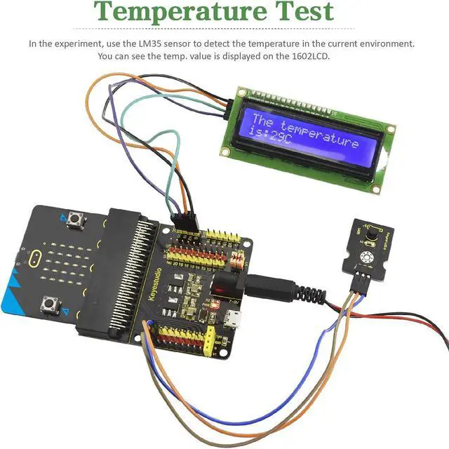 Alt view image 3 of 5 - KEYESTUDIO 37 Sensors in 1 Box Starter Kit for BBC micro bit with Tutorial (without Microbit Board), Compatible with V1.5, V2 Microbit Sensor Kit Accessories Programming Gift for Kids Adults