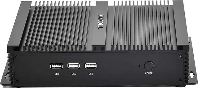 Alt view image 2 of 5 - KINGDEL Mini Desktop Computer, Fanless Mini PC with i7 11th Gen. CPU 16GB RAM, 512GB NVMe SSD, 4K 4096x2304, HD Port, 2xCOM, WF 6E+BT 5.3