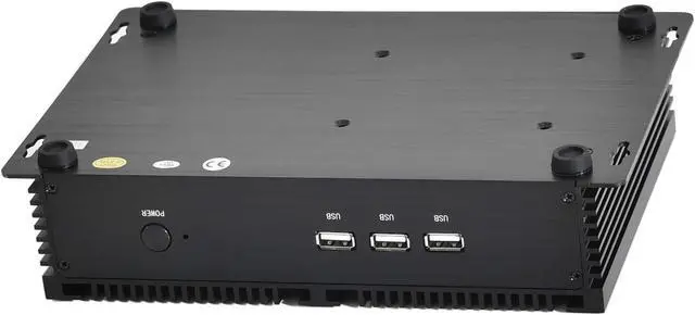 Alt view image 4 of 5 - KINGDEL Mini Desktop Computer, Fanless Mini PC with i7 11th Gen. Up to 4.7GHz CPU, 32GB RAM, 1TB NVMe SSD, 4K 4096x2304, 2xCOM RS232, Full Metal Case