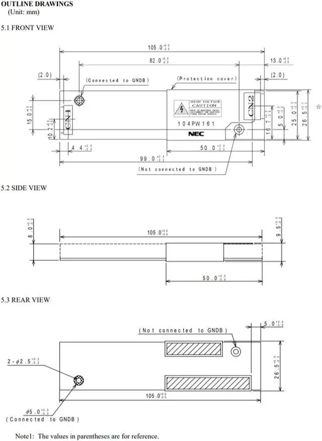 Alt view image 3 of 3 - LCD Inverter Board 104pw161 PCU-P113 CXA-0308