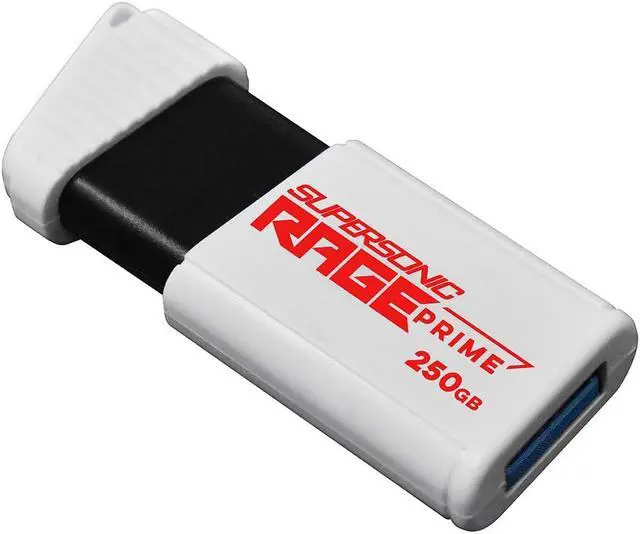 Alt view image 3 of 5 - Patriot Supersonic Rage Prime USB 3.2 Gen 2 Flash Drive - 250GB - PEF250GRPMW32U