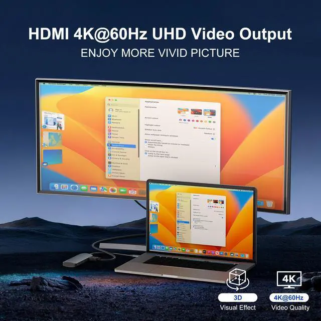 Alt view image 3 of 5 - USB C to USB C Hub 10Gbps 8-in-1 with 3 USB-C 3.2 Gen2 10Gbps, 3 USB-A 3.2 10Gbps, 4K HDMI Adapter, 100W Power Delivery, USB C Splitter Multiport for Mac Book Pro/Air, Chromebook, XPS, USB C Devices