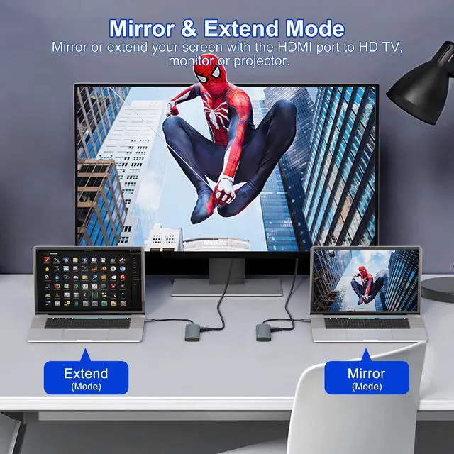 Alt view image 4 of 5 - USB C to USB C Hub 10Gbps 8-in-1 with 3 USB-C 3.2 Gen2 10Gbps, 3 USB-A 3.2 10Gbps, 4K HDMI Adapter, 100W Power Delivery, USB C Splitter Multiport for Mac Book Pro/Air, Chromebook, XPS, USB C Devices