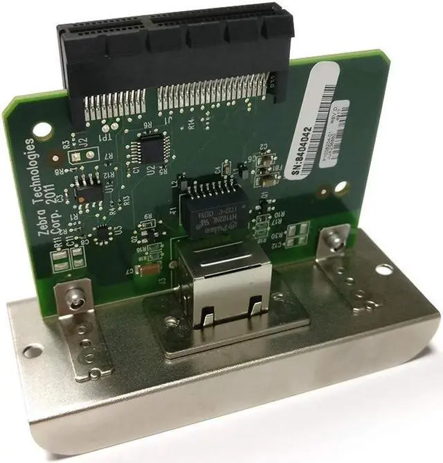 Alt view image 3 of 5 - PARTS P1037974-001 Wired Internal Network Card for Zebra ZT210 ZT220 ZT230 ZT200 Series Thermal Printer Print Server Ethernet Port