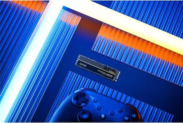 Alt view image 4 of 5 - Lexar 512GB Professional NM800 PRO SSD PCIe Gen4 NVMe M.2 2280 Internal Solid State Drive, Up to 7450/3500 MB/s Read/Write, for PS5, Gamers and Creators, Black (LNM800P512G-RNNNG)