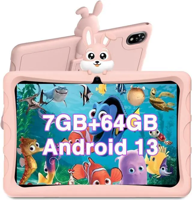 Main image of DOOGEE 2024 Latest 10 Inch Kids Tablet, U9 Kid Tablet Android 13 Tablet with 7GB+64GB/TF 1TB Quad Core, 5060mAh Battery, WiFi 6, Bluetooth 5.0, Dual Camera, OTG, Widevine L1,Pink