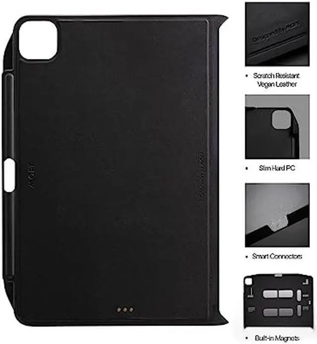 Alt view image 5 of 5 - MOFT Snap Case for iPad Pro 12.9 Inch (6th 5th Generation) with Pencil Holder, Magic Keyboard Compatible and Magnetic-Friendly to Connect to Versatile Snap Stands