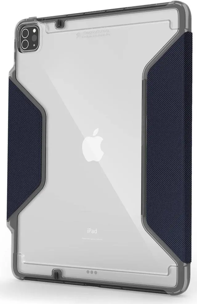 Alt view image 2 of 3 - STM Dux Plus for iPad Pro 11" (4th/3rd/2nd/1st Gen) - Ultra Protective Case with Apple Pencil Storage - Midnight Blue (stm-222-334KZ-03)