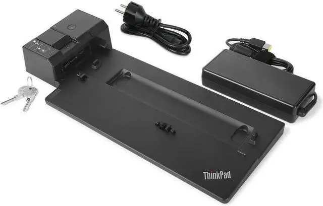 Alt view image 2 of 5 - Lenovo ThinkPad Pro Docking Station with 135W Power Adapter, Black