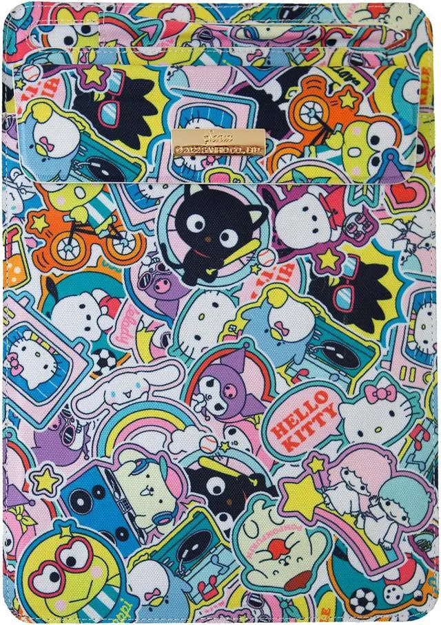 Main image of Sonix x Sanrio Sleeve, Canvas Foldable Case and Stand Compatible with iPad and Tablet Devices (Hello Kitty and Friends Sticker Party)