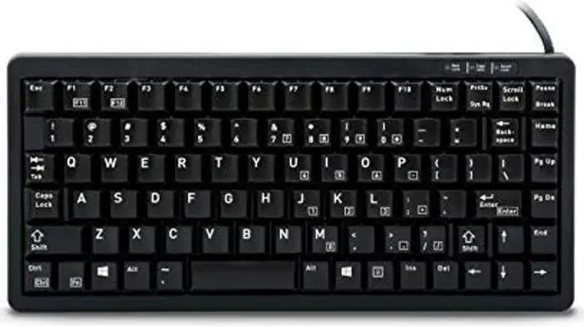Main image of Cherry G84 Ultraslim Keyboard, Black - 83 Keys, G84-4100LCMUS-2