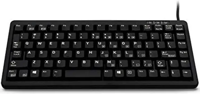 Alt view image 3 of 5 - Cherry G84 Ultraslim Keyboard, Black - 83 Keys, G84-4100LCMUS-2