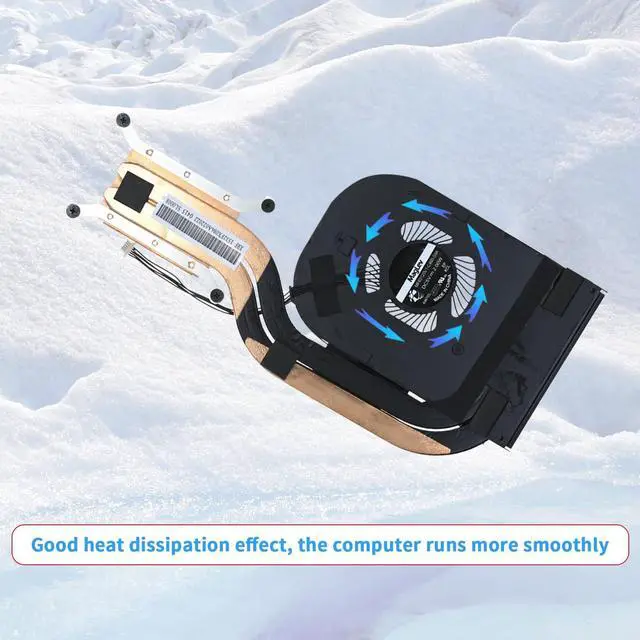 Alt view image 4 of 4 - Lzcdelyxiao CPU Cooling Fan with Heatsink Compatible with 01YR204 EG50040S1-CA41-S9A Lenovo ThinkPad X1 Carbon 6Th Gen 2018 X1C 6TH