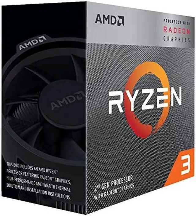 Alt view image 2 of 3 - AMD Ryzen 3 3200G 4-Core Unlocked Desktop Processor with Radeon Graphics