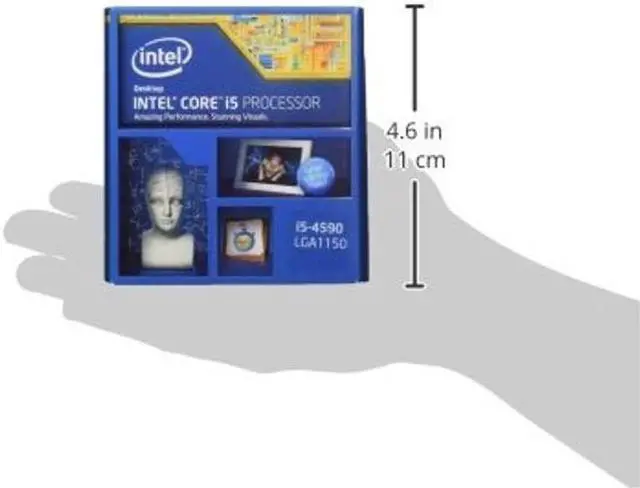 Alt view image 3 of 3 - Intel Core i5-4590 BX80646I54590 Processor (6M Cache, 3.3 GHz)