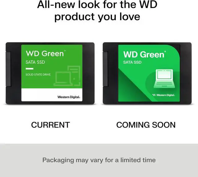 Alt view image 2 of 5 - Western Digital 1TB WD Green Internal SSD Solid State Drive - SATA III 6 Gb/s, 2.5/7mm, Up to 545 MB/s - WDS100T3G0A