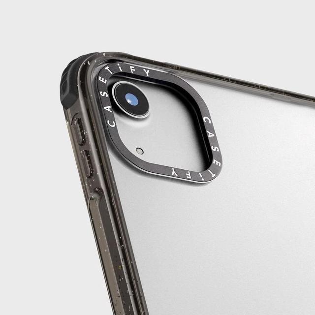 Alt view image 2 of 4 - CASETiFY Impact Case for iPad Pro 11" (3rd/4th Gen) - Transparent Black Leopard Print - Clear Black