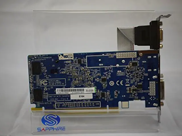 Alt view image 4 of 5 - Sapphire Radeon HD 5450 1 GB DDR3 HDMI/DVI-D/VGA PCI-Express Graphics Card 100292DDR3L