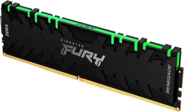 Alt view image 2 of 5 - Kingston FURY Renegade RGB 32GB 3600MHz DDR4 CL18 Desktop Memory Single Stick KF436C18RBA/32