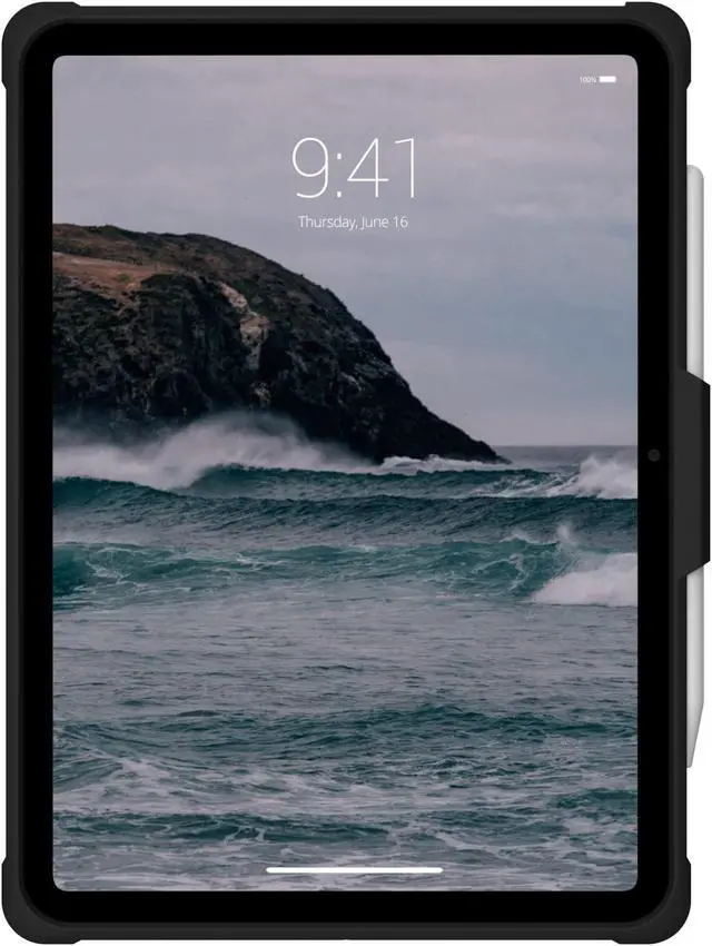 Alt view image 5 of 5 - URBAN ARMOR GEAR UAG Designed for iPad 11" A16 11th Gen 2025, 10.9" 10th Gen 2022 Case A3354 A3355 A2696 - Rugged Protective Folio Cover w/Adjustable Handstrap & Pencil Holder, Metropolis Black