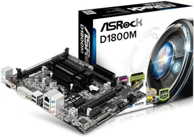 Main image of ASRock Motherboard Micro ATX DDR3 1066 NA D1800M