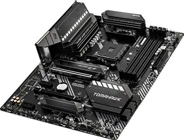Alt view image 5 of 5 - MSI MAG B550 TOMAHAWK Gaming Motherboard (AMD AM4, DDR4, PCIe 4.0, SATA 6Gb/s, M.2, USB 3.2 Gen 2, HDMI/DP, ATX, AMD Ryzen 5000 Series processors)