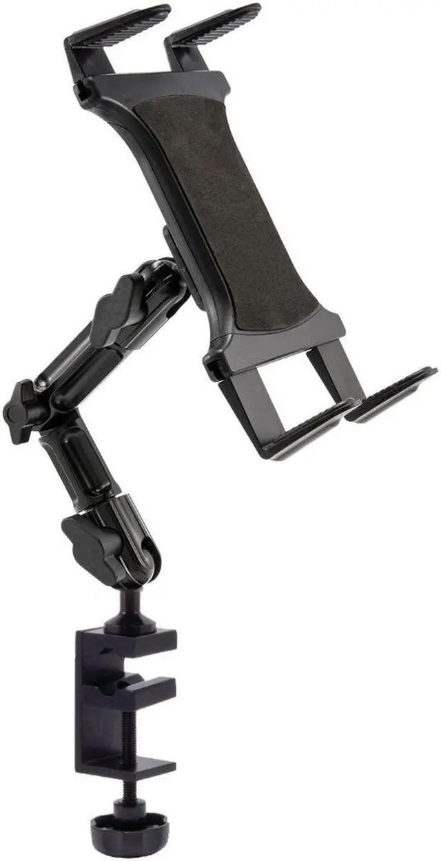 Alt view image 4 of 5 - ChargerCity Heavy Duty 4-Way Adjust Aluminum Alloy Pole/Bar Cymbal Mic Microphone Stand Podium Tablet Holder Clamp Mount for iPad Pro Air Mini Galaxy Tab Surface Book Pro Pixel