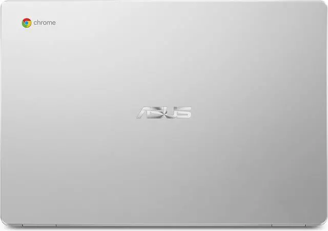 Alt view image 2 of 5 - ASUS Chromebook C523, 15.6" FHD NanoEdge-Display with 180 Degree-Hinge, Intel Celeron N3350-Processor, 4GB LPDDR4-RAM, 64GB Storage, Chrome OS, Silver, Laptop-Sleeve Protector, C523NA-IH44F