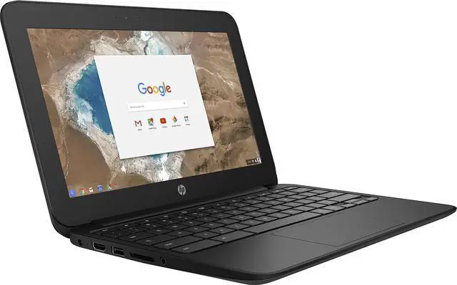 Alt view image 3 of 5 - HP G5 11.6 inch HD Chromebook Intel Celeron N3060 (1.60 GHz) 2 GB Ram 16 GB eMMC SSD Chrome OS