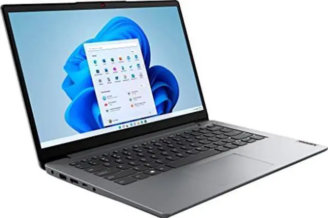 Alt view image 2 of 5 - Lenovo Ideapad 14.0" HD Laptop, Intel Celeron N4020 Dual-core Processor, 4 GB RAM, 64 GB eMMC+64GB Card, WiFi, Webcam, Bluetooth, HDMI, 1-Year Microsoft 365, Window 11 Home Cloud Grey, TGCD Bundle