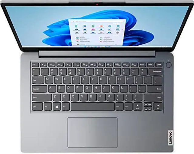 Alt view image 4 of 5 - Lenovo Ideapad 14.0" HD Laptop, Intel Celeron N4020 Dual-core Processor, 4 GB RAM, 64 GB eMMC+64GB Card, WiFi, Webcam, Bluetooth, HDMI, 1-Year Microsoft 365, Window 11 Home Cloud Grey, TGCD Bundle