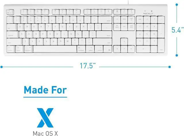 Alt view image 3 of 5 - Macally Classic Mac Keyboard and a 1080P Webcam with Tripod & Built-in Microphone,